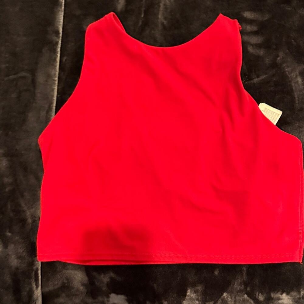 Athleta Bold Red Women's Crop Top